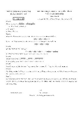 Đề thi thử chọn học sinh giỏi môn Toán Lớp 9 - Năm học 2017-2018 - Phòng GD & DDT Hướng Hóa